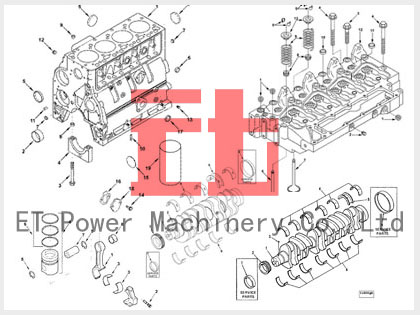 Cummins 4BT Phụ Overhaul